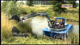 Conver C550 Compact Amphibious Excavator