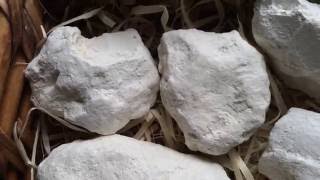 Белая глина кусковая для еды - магазин Мел-ок