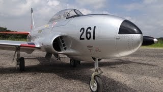 Vuelo de Jet T-33 de Jet Model Products con turbina Eagle de Jet Central