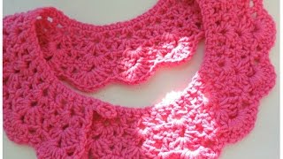 Как связать декоративный воротничок крючком | ANNETORIUM knits
