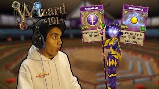 Wizard101 Visionary (130) Storm PvP: The BLADE STACKING Storm?!