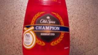 Какой дезодорант выбрать? Твёрдый мужской дезодорант Old Spise CHAMPION (приятный запах свежести)