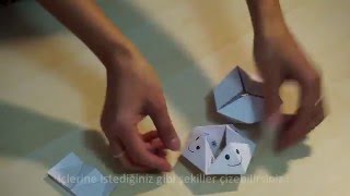 Altıgen Flexagon Yapımı (Şablonu Açıklama Kısmında )