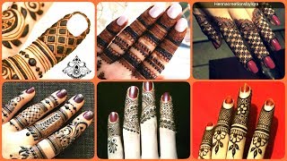 Latest Mehndi Designs for Fingers Simple and Easy | Mehndi Photos Only 2019