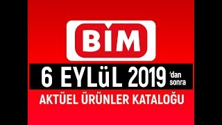 BİM 6 EYLÜL 2019 AKTÜEL KATALOĞU | BİM AKTÜEL ÜRÜNLER BU HAFTA | BİM KAMPANYALARI