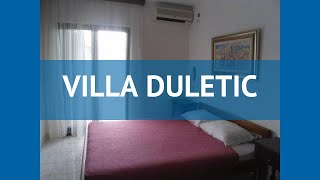 VILLA DULETIC 3* Черногория Будва обзор – отель ВИЛЛА ДУЛЕТИК 3* Будва видео обзор