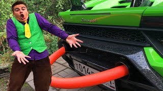 Mr. Joe found Keys of Opel Vectra OPC & Chevy Camaro in Forest & Started Funny Race 13+
