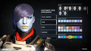 Destiny Awoken Female Character Customization