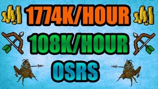 108K Ranged Exp/H And Insane Profit! Best Profitable Ranged Spot In Game? OSRS 2007