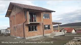 Montaj tamplarie PVC Salamander bluEvolution 92 in comuna Sadu din Sibiu