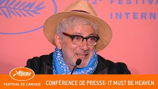 IT MUST BE HEAVEN - Conférence de presse - Cannes 2019 - VF