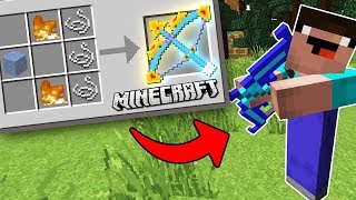 КАК СКРАФТИТЬ СЕКРЕТНЫЙ ЛУК ДЛЯ НУБА ? КАК ПОЛУЧИТЬ СЕКРЕТНЫЕ ПРЕДМЕТЫ В MINECRAFT ЗАЩИТА НУБА