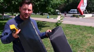 Жарим мягкие накладки на сидение в лодку! Сравнение пвх и ткани.