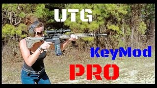 UTG PRO KeyMod Free Float AR-15 Handguard Review (HD)