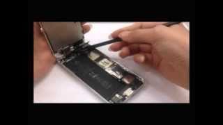 iPhone5分解（画面～基盤取り外し）