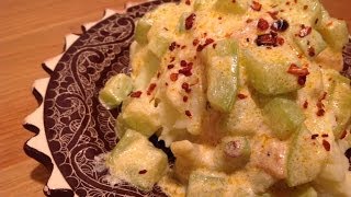 Кабачки в сливочном соусе