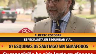 87 esquinas de Santiago sin semáforos | 24 Horas TVN Chile