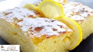 Легкие лимонные пирожные