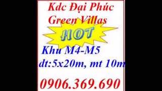 Bán đất nền Đại Phúc Green Villas - 14 tr/m2 (đã bao gồm VAT) - 0906.369.690
