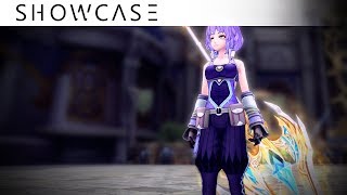 [Showcase] Aura Kingdom Lancer/Ronin (Lance/Tachi) - Skills & Combo Gameplay