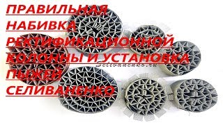 Инструкция по набивке ректификационной колонны СПН и Пыжами Селиваненко