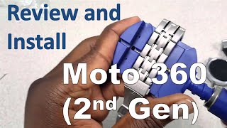 MOTO 360 2015 TRUFFOL METAL WATCH BAND! [REVIEW & INSTALL]