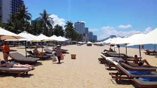 Пляж в Нячанге 2017. Городской пляж Nhatrang в июне
