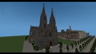minecraft - cathedral (майнкрафт собор)