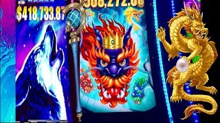 ★5 DRAGONS GRAND★BIG WIN SLOT MACHINE★TIMBER WOLF GRAND★ LAS VEGAS SLOTS!
