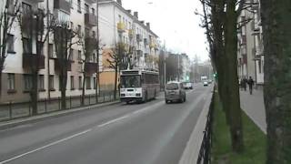 Obus in Bobrujsk Belarus   Троллейбус Бобруйск Беларус Белороссия