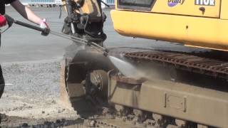 Power Washing with DYNASET PPL High Pressure Pipe Cleaning Unit