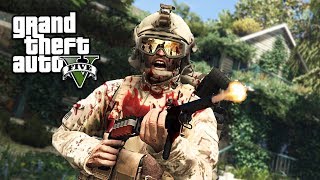 GTA 5 Zombie Apocalypse Mod #19 - ZOMBIE ATTACK!! (GTA 5 Mods)