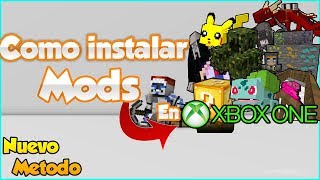 Como descargar mods Nuevo metodo Minecraft Xbox One (bedrock edition)- Dotkras