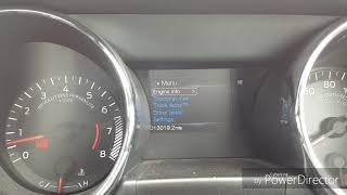 Ford mustang TPMS light reset (tyre pressure light reset) 2016