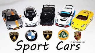 Мультик про машинки SPORT CARS. Учим Марки машин. Развивающий мультик. Cars Cartoon