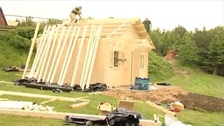 Баня из бруса своими руками