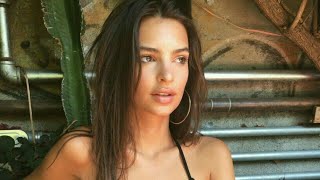 Emily Ratajkowski as a fashion model