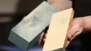 Мастер-класс по заточке ножей на водных камнях. Часть 3. Процесс заточки ножа. Правка камней