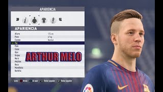 CREACIÓN DE JUGADORES FIFA 18 / ARTHUR MELO