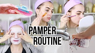 My Pamper Routine | At Home Facial and Bath Goals