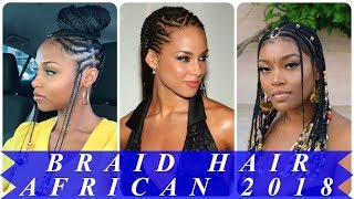 African American  2018 Braid Hairstyles Pictures
