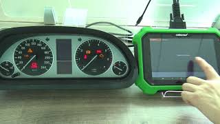 How to use OBDSTAR X300 DP Plus Key Master DP Plus to adjust mileage for Benz A Class W169?