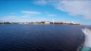 Город Украинка.Вид с Днепра. 14.08.2016