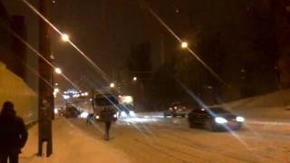 Снегопад в Киеве 4 февраля 2012 (эпизод 1)