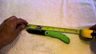 Evo's Revview of the Ka-Bar ZK Kharon Tanto Pocket Knife