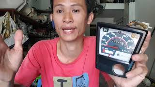 Đồng hồ rin custom 50cc, gắn xe đèn vuông, shop phụ tùng rin xe cub