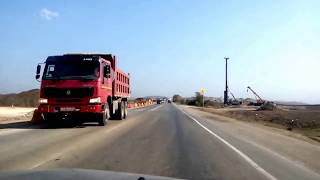 Строительство развязки при въезде в Керчь.21.09.2017