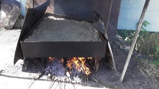 сушка песка для пескоструя. бюджетный вариант, без капиталовложений.