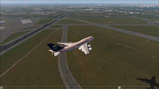 SAUDIA 747-400 Engines Fail after take off Crash Amsterdam  ++ Aerofly FS 2