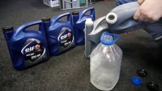 Defective oil Total, ELF